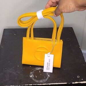 Mustard Small Telfar Shopper NWT